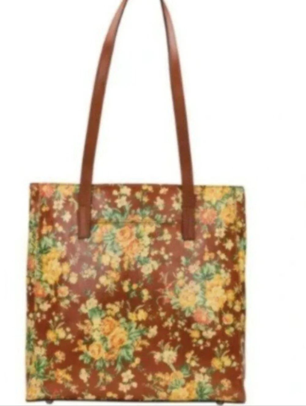 Patricia Nash-Viana Floral Print Tote Bag (Vintage Botanical Garden🤎)